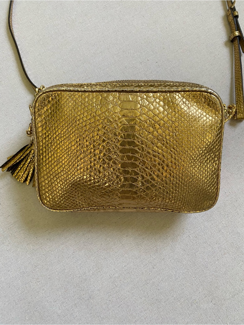 Michael Kors Ginny Embossed Leather Crossbody - Picture 3 of 14